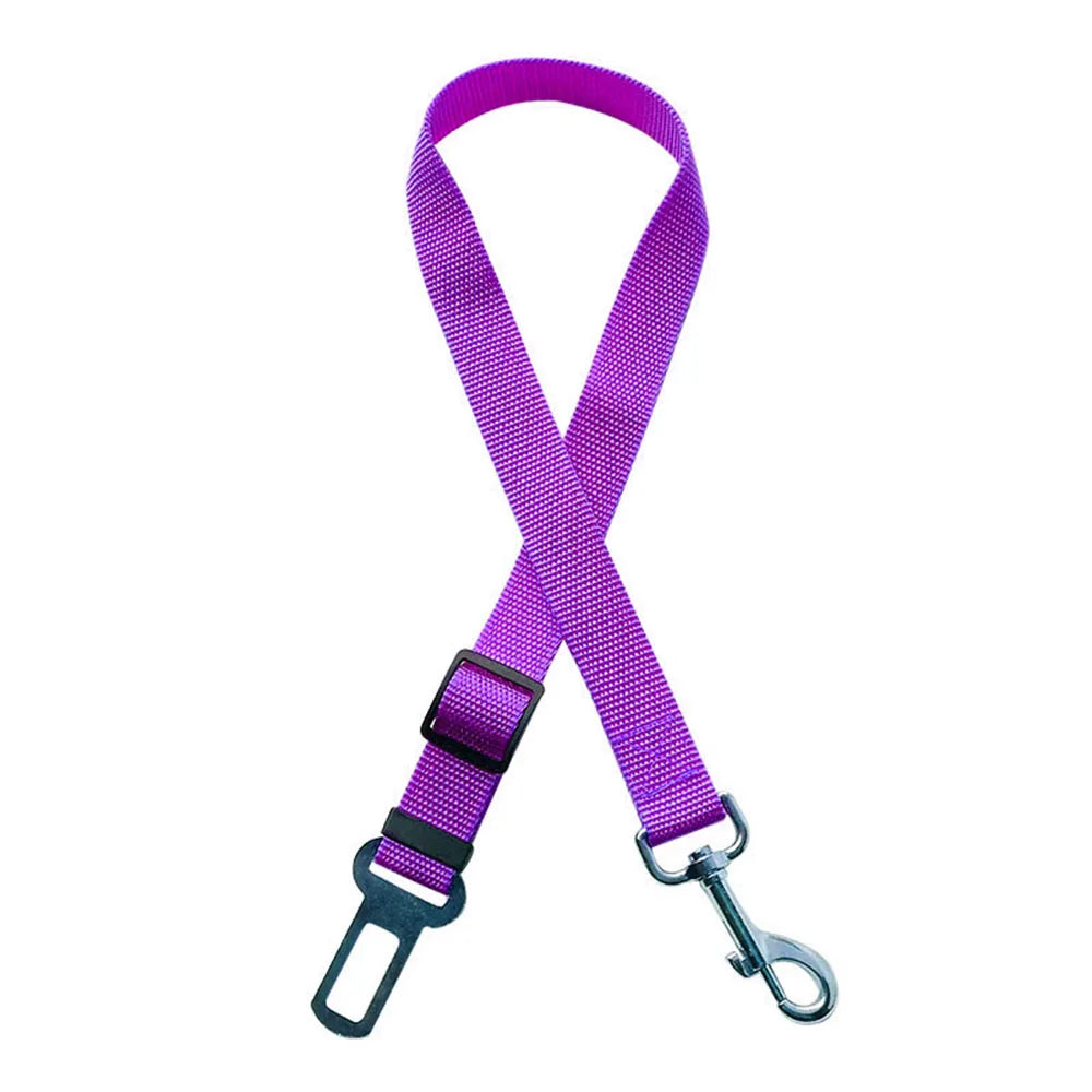 Adjustable Dog Car Seat Belt 🚗🐶 Reflective, Cushioned & Shock-Absorbing