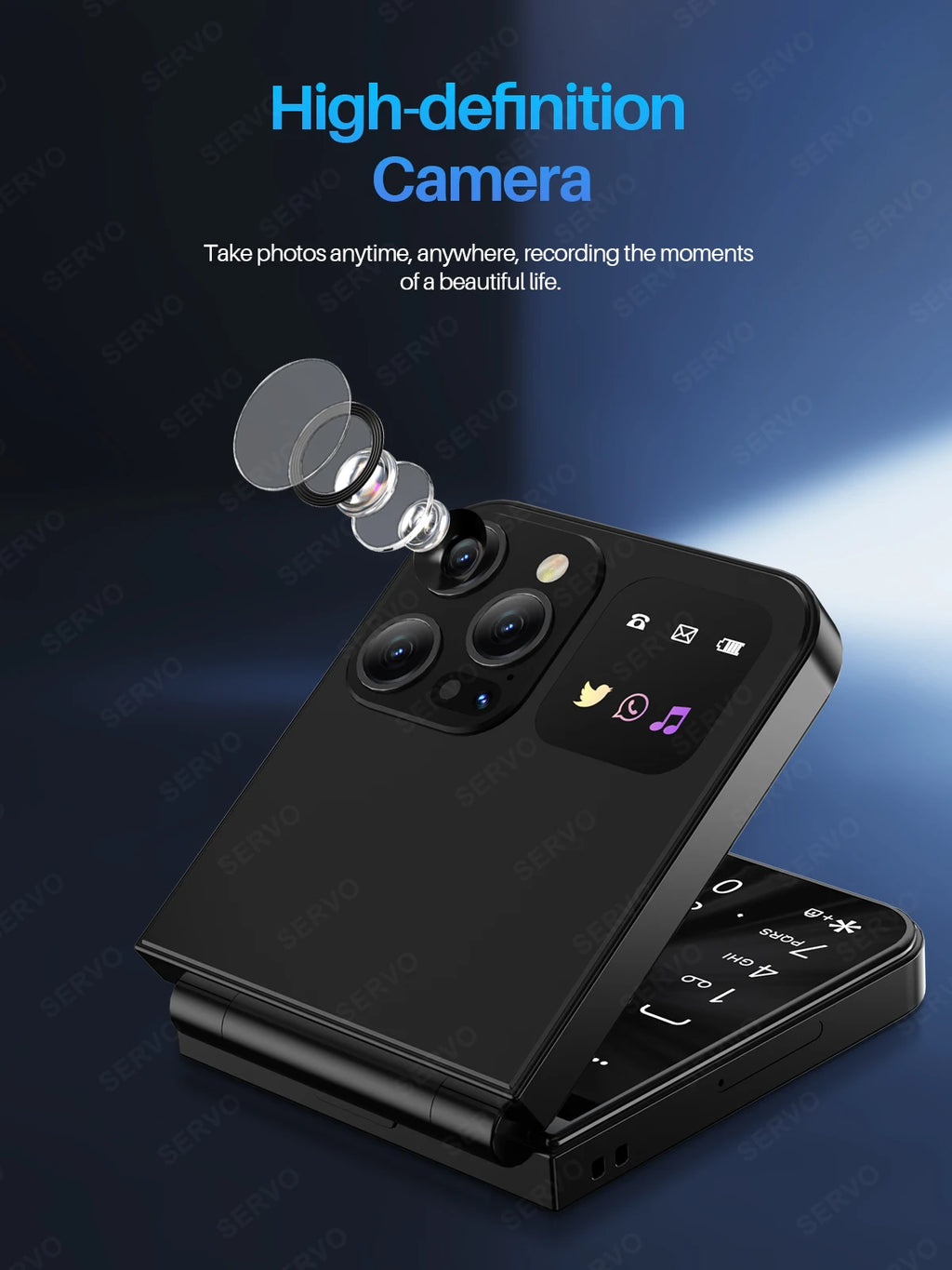 SERVO A50 PRO Foldable Mobile Phone