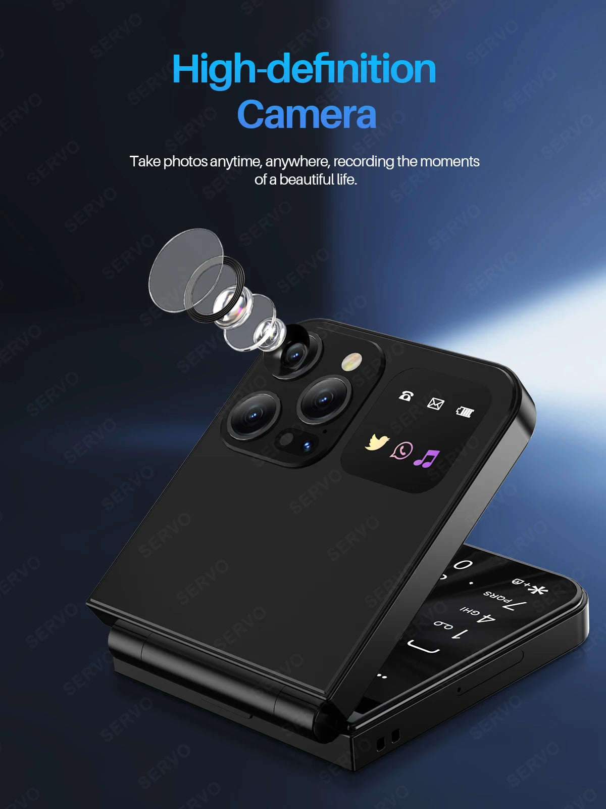 SERVO A50 PRO Foldable Mobile Phone