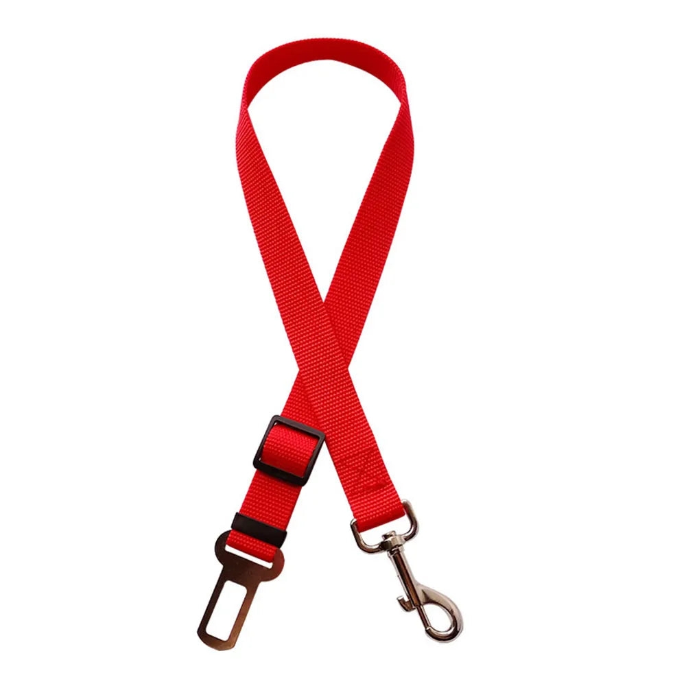 Adjustable Dog Car Seat Belt 🚗🐶 Reflective, Cushioned & Shock-Absorbing
