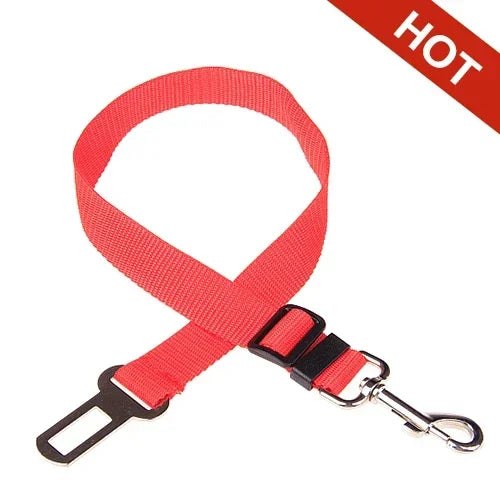 Adjustable Dog Car Seat Belt 🚗🐶 Safety Harness Clip for Travel