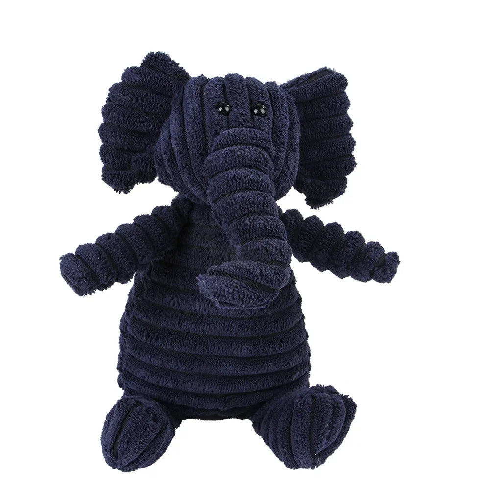 Plush Squeaky Dog Toy 🧸🐶 Durable Bite-Resistant Corduroy Toy