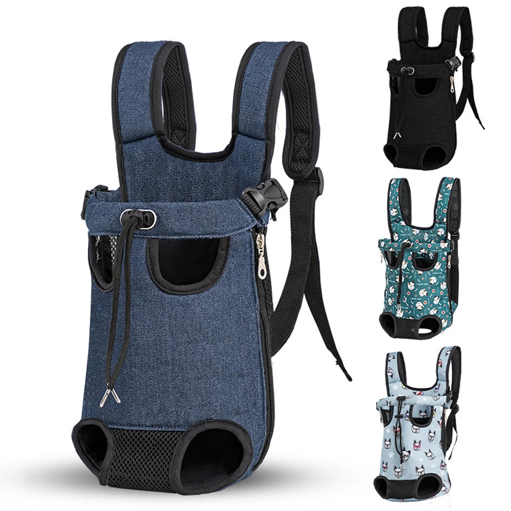 Camouflage Dog Backpack 🎒🐶 Breathable Travel Carrier for Small Pets
