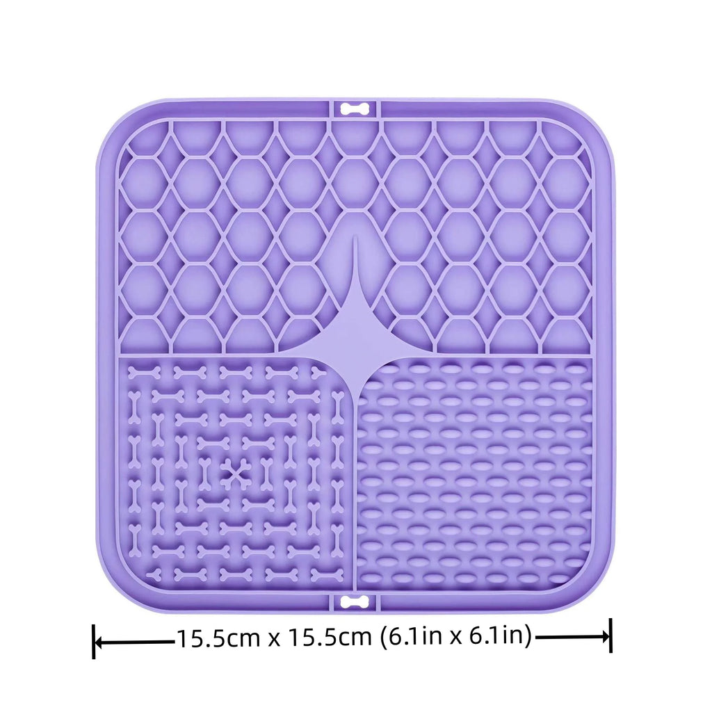 Anti-Choke Licking Pad 🐾🍽️ Slow-Feeding Treat Mat