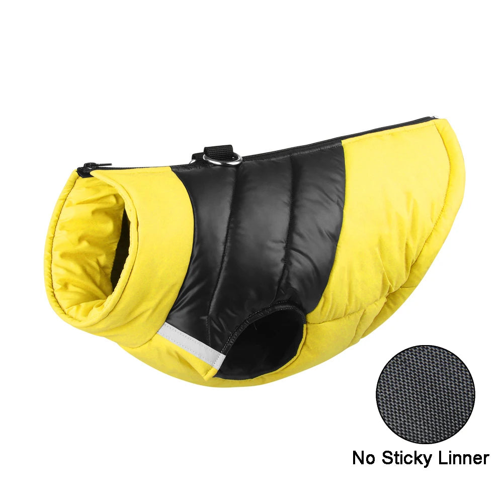 Waterproof Winter Dog Jacket ❄️🐶 Warm Padded Zipper Vest