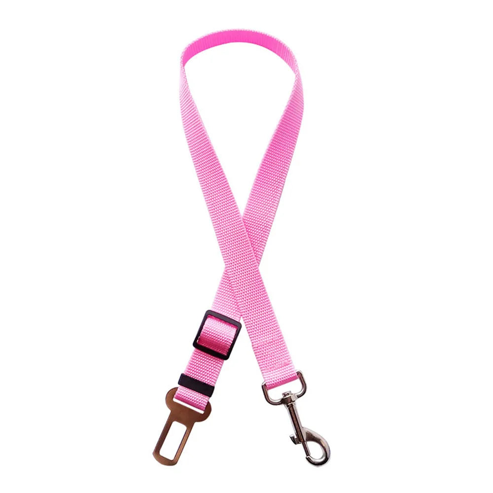 Adjustable Dog Car Seat Belt 🚗🐶 Reflective, Cushioned & Shock-Absorbing
