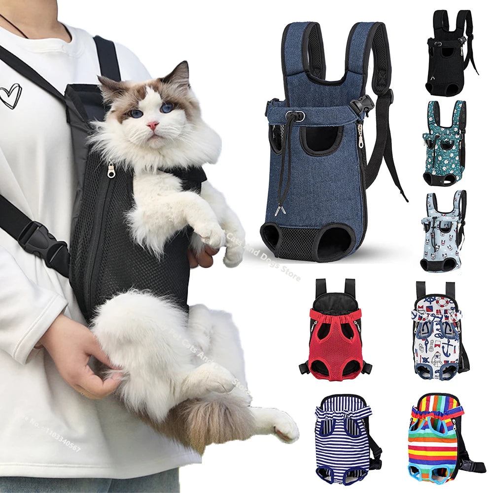 Camouflage Dog Backpack 🎒🐶 Breathable Travel Carrier for Small Pets