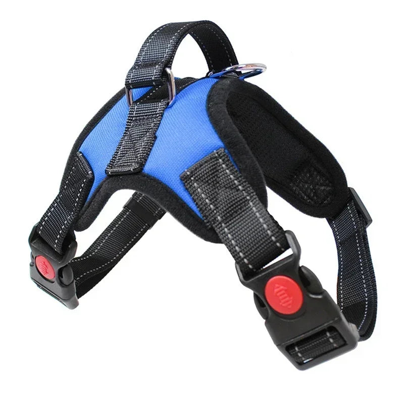 Reflective Saddle-Style Dog Harness 🐕✨ Adjustable No-Pull Training Vest