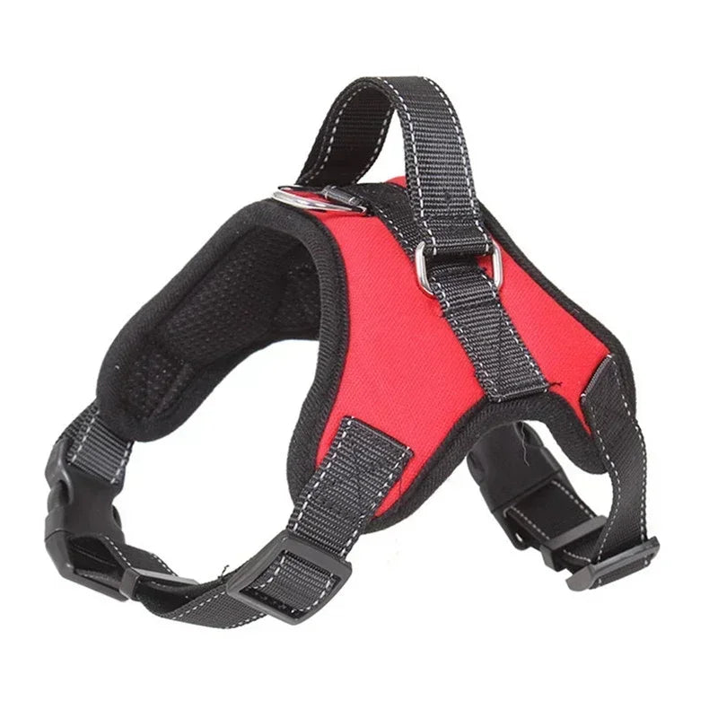 Reflective Saddle-Style Dog Harness 🐕✨ Adjustable No-Pull Training Vest
