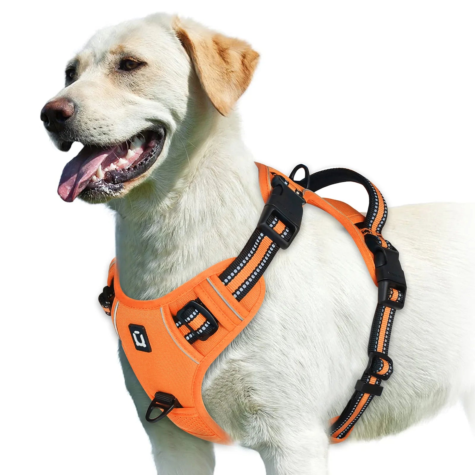 No-Pull Adjustable Dog Harness 🐶✨ Soft Padded Vest With Control Handle
