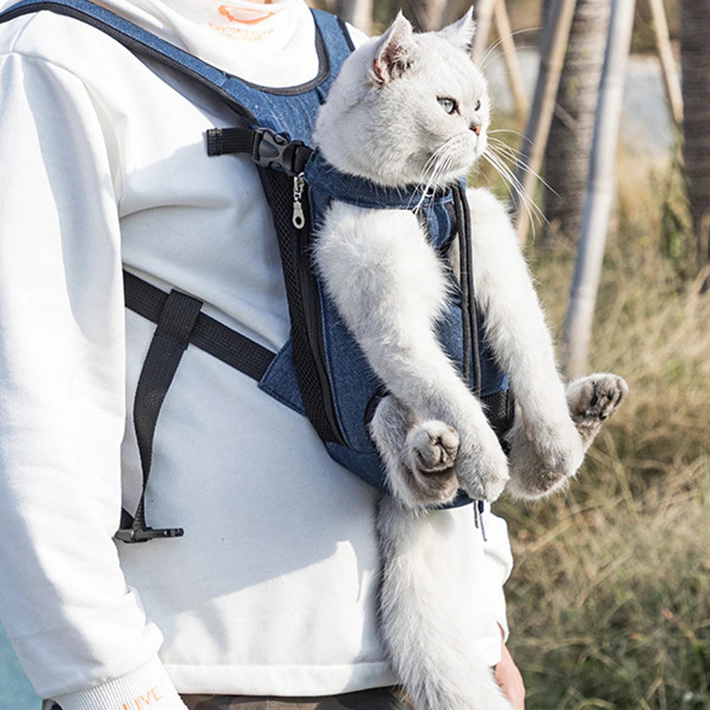 Camouflage Dog Backpack 🎒🐶 Breathable Travel Carrier for Small Pets