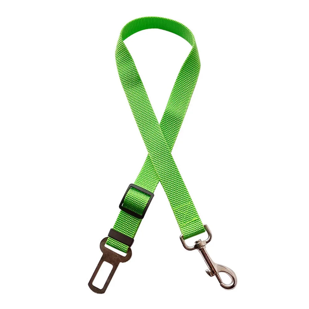 Adjustable Dog Car Seat Belt 🚗🐶 Reflective, Cushioned & Shock-Absorbing