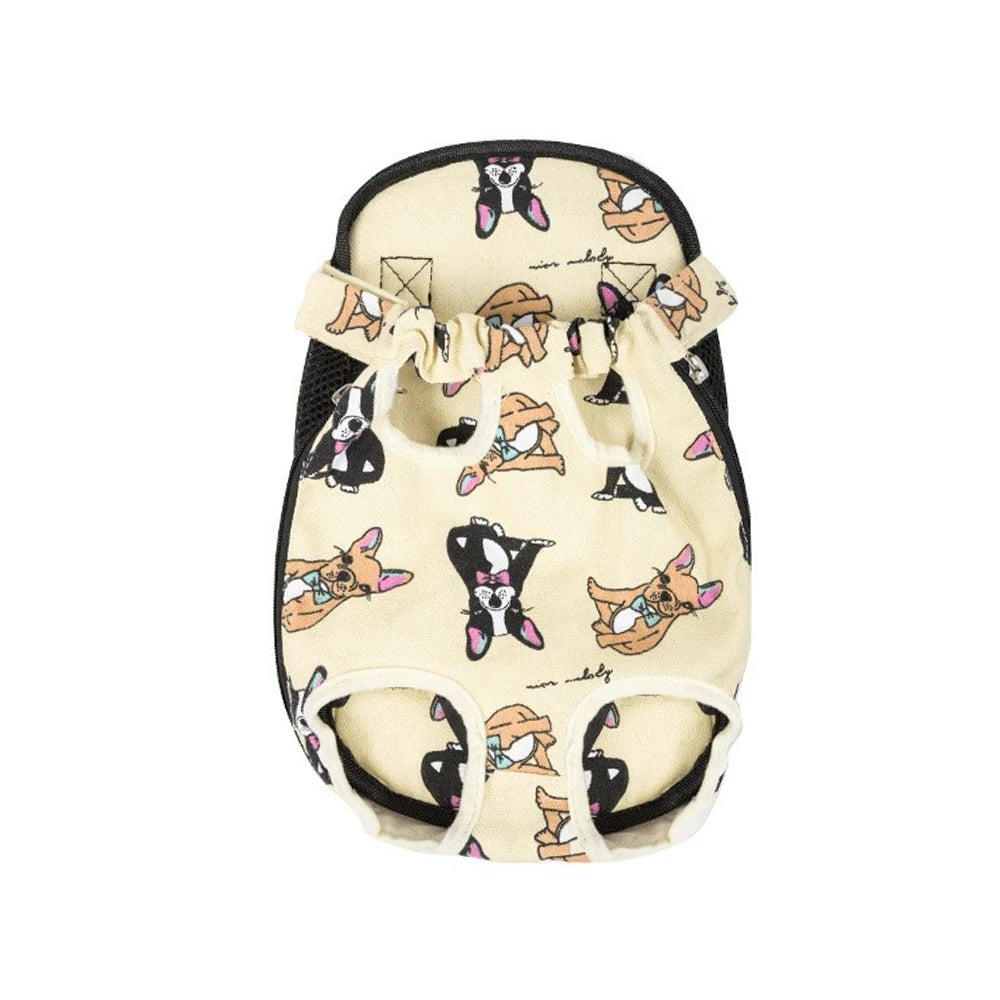 Camouflage Dog Backpack 🎒🐶 Breathable Travel Carrier for Small Pets
