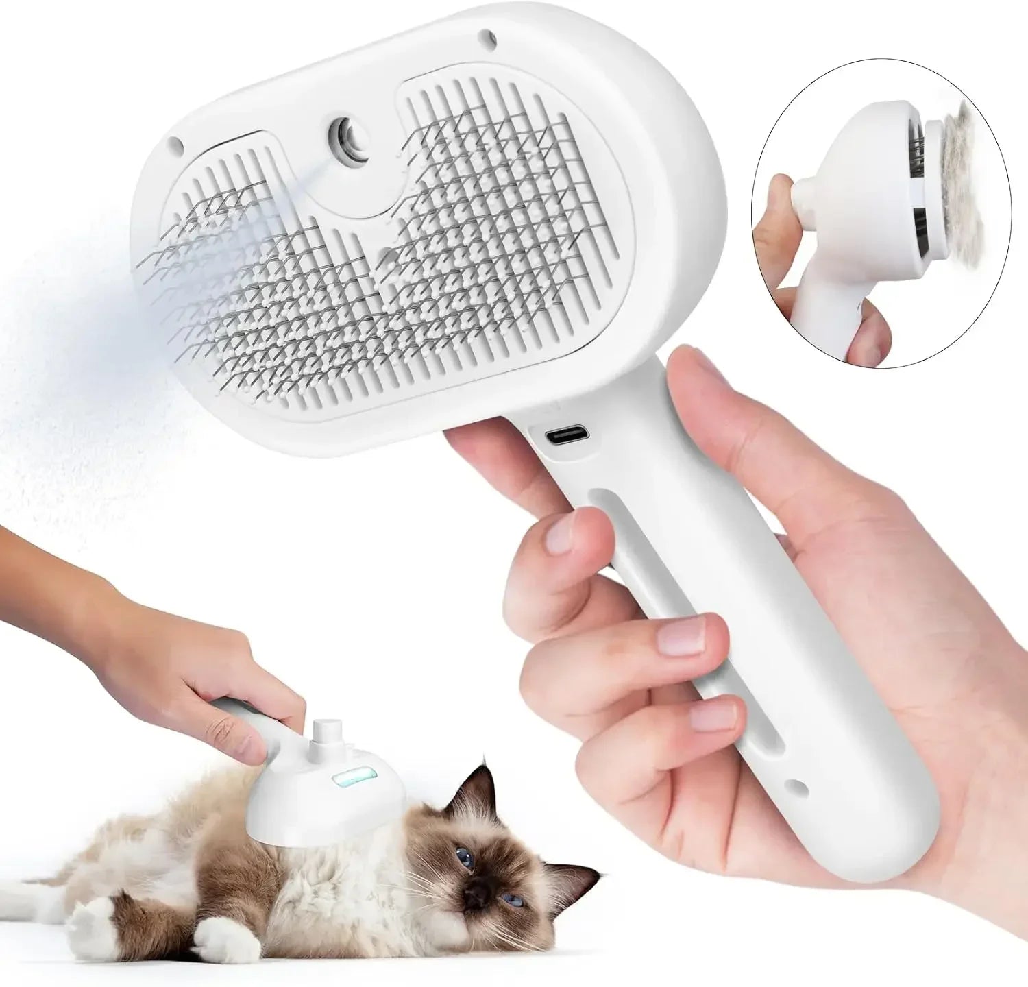 Pet Spray Comb 💦🐾 Anti-Tangle Mist Comb for Dogs & Cats