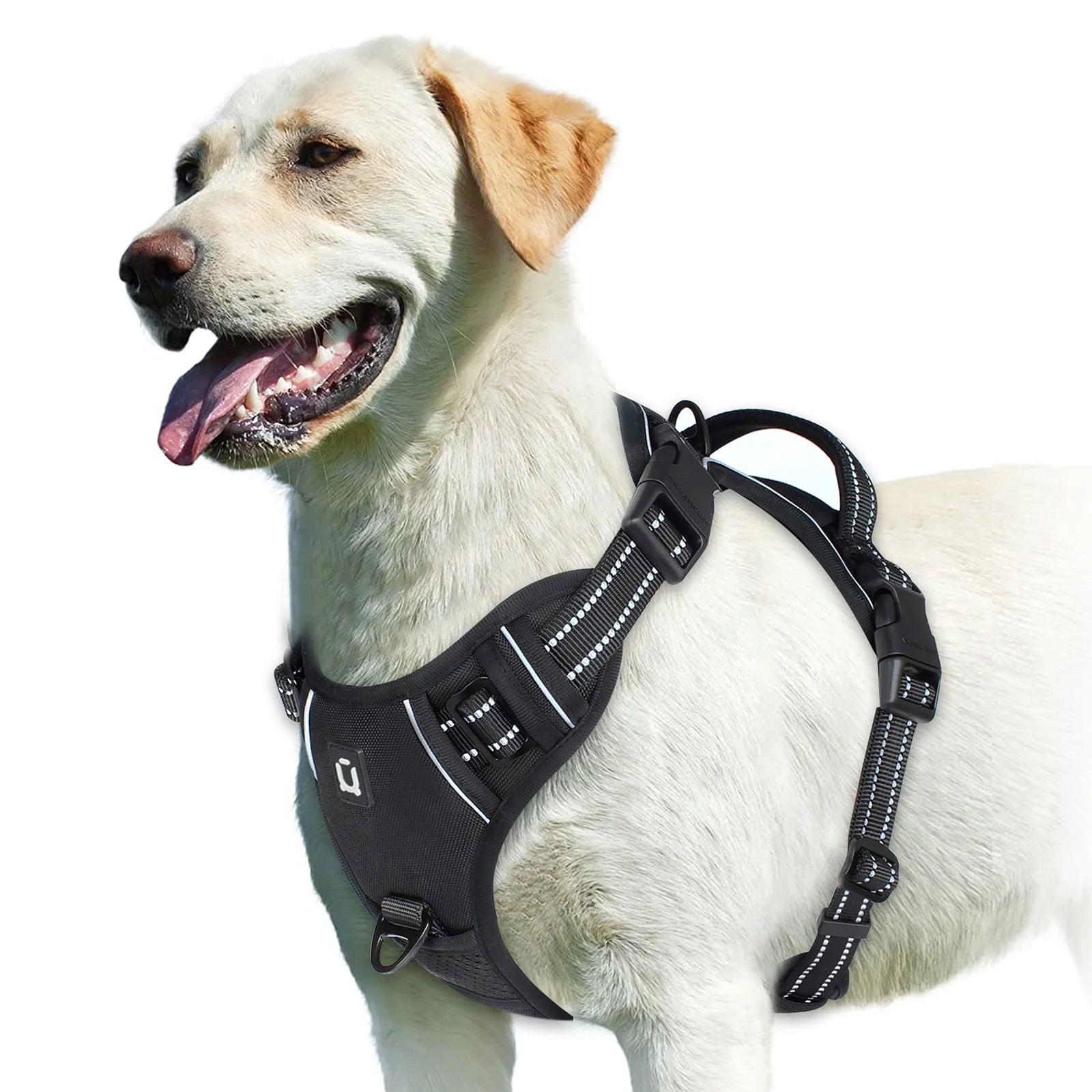 No-Pull Adjustable Dog Harness 🐶✨ Soft Padded Vest With Control Handle