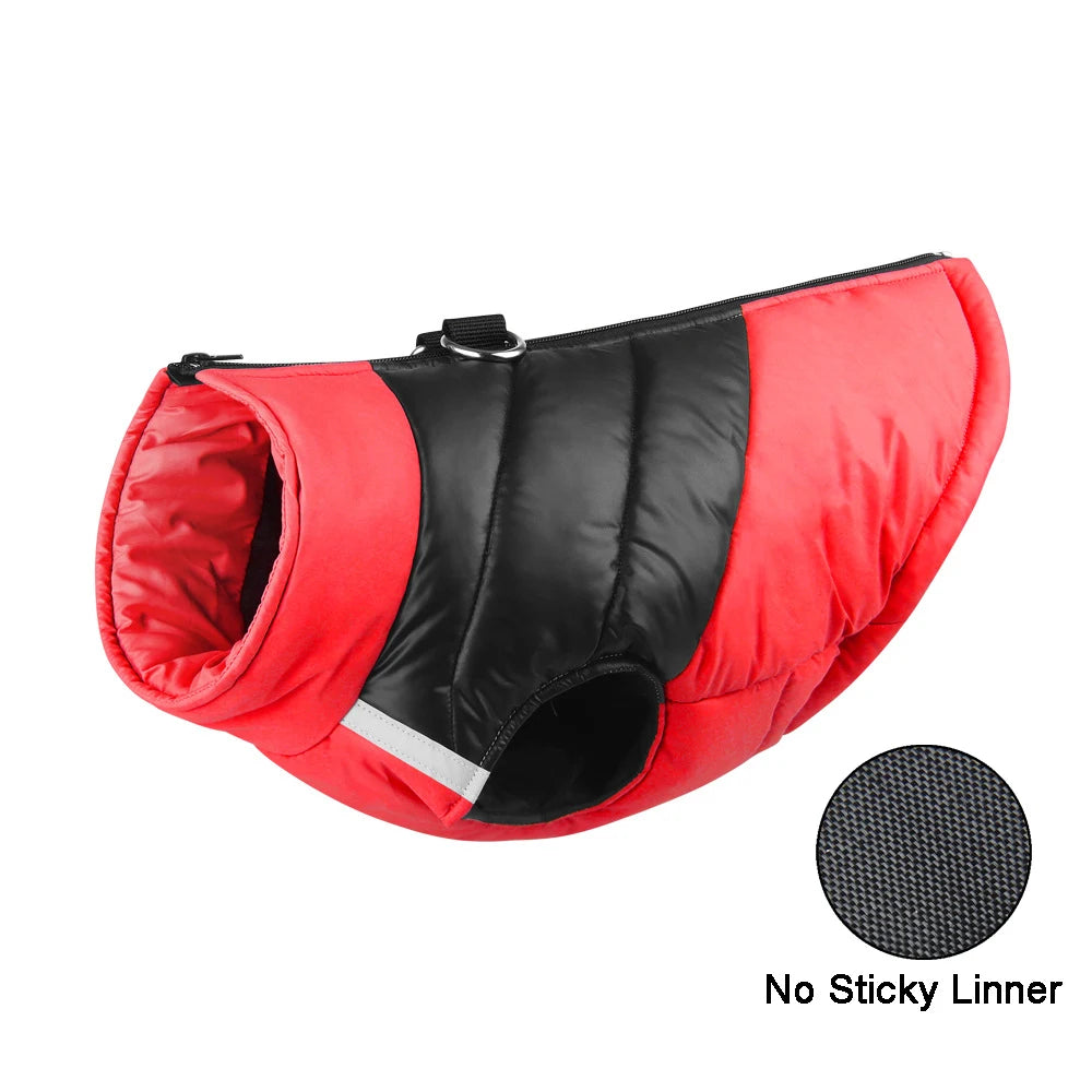 Waterproof Winter Dog Jacket ❄️🐶 Warm Padded Zipper Vest