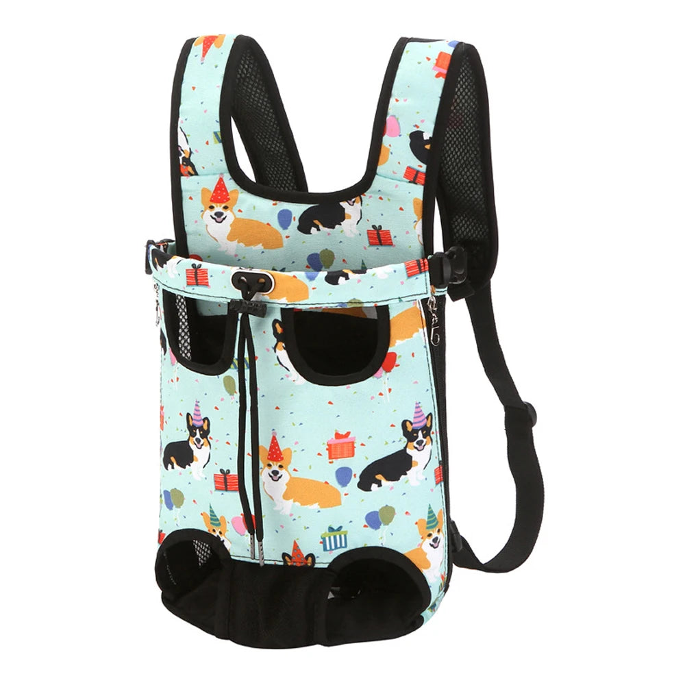 Camouflage Dog Backpack 🎒🐶 Breathable Travel Carrier for Small Pets