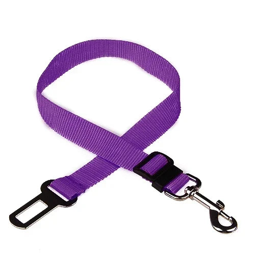 Adjustable Dog Car Seat Belt 🚗🐶 Safety Harness Clip for Travel