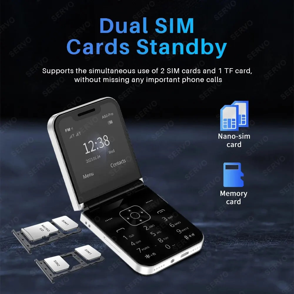 SERVO A50 PRO Foldable Mobile Phone