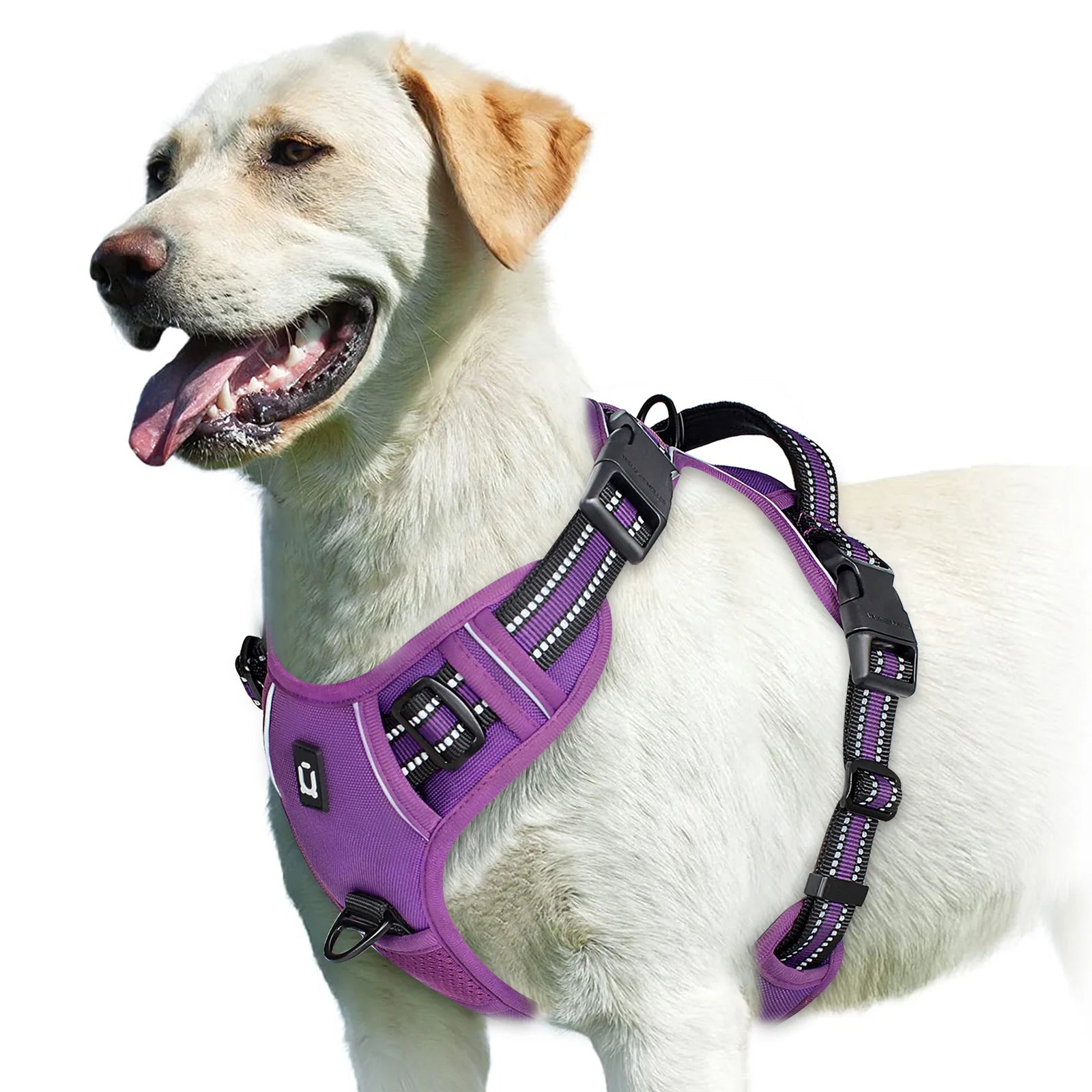 No-Pull Adjustable Dog Harness 🐶✨ Soft Padded Vest With Control Handle