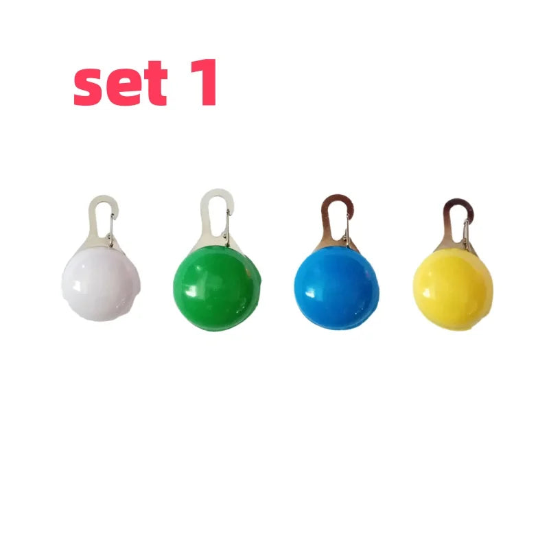 LED Light-Up Pet Pendant 💡🐶 Night-Safety Anti-Loss Collar Tag