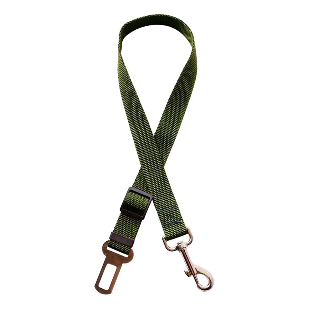 Adjustable Dog Car Seat Belt 🚗🐶 Reflective, Cushioned & Shock-Absorbing