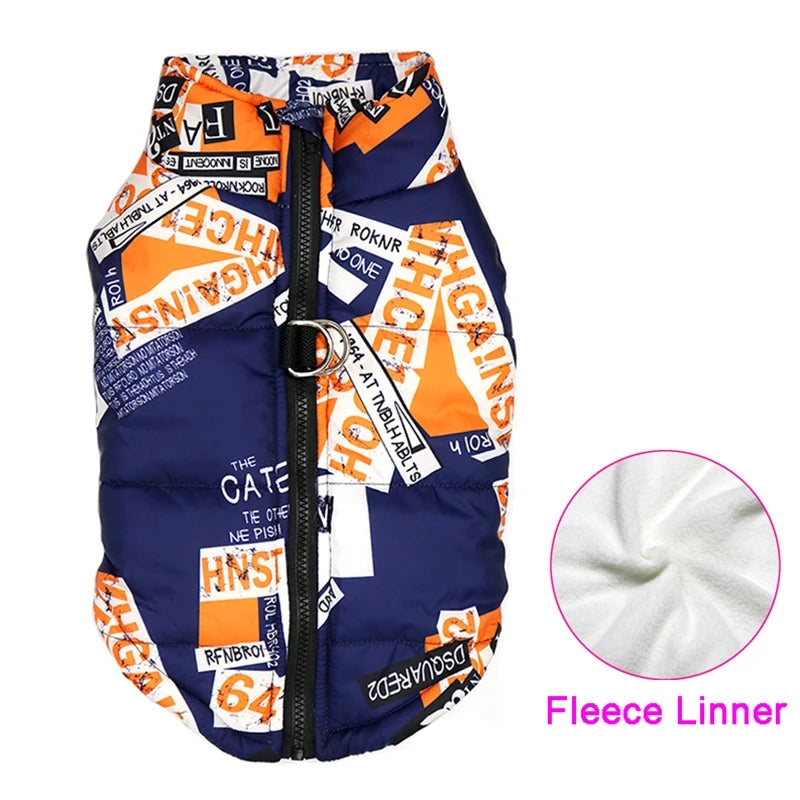 Waterproof Winter Dog Jacket ❄️🐶 Warm Padded Zipper Vest
