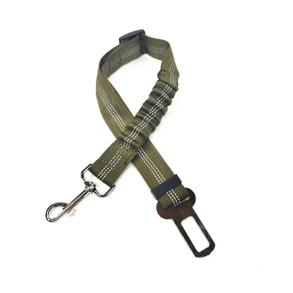 Adjustable Dog Car Seat Belt 🚗🐶 Reflective, Cushioned & Shock-Absorbing