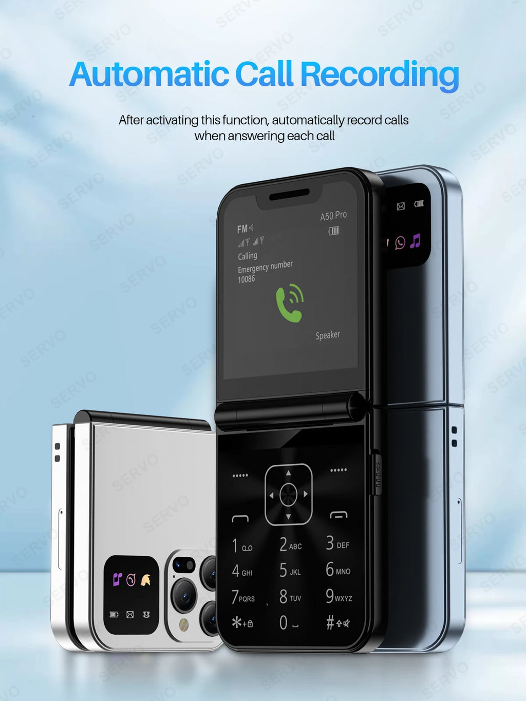 SERVO A50 PRO Foldable Mobile Phone