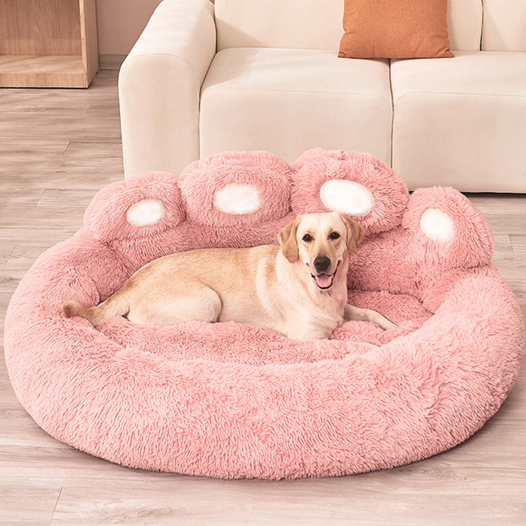 Fluffy Winter Dog Bed ❄️🐶 Soft Warm Sofa-Style Pet Mat