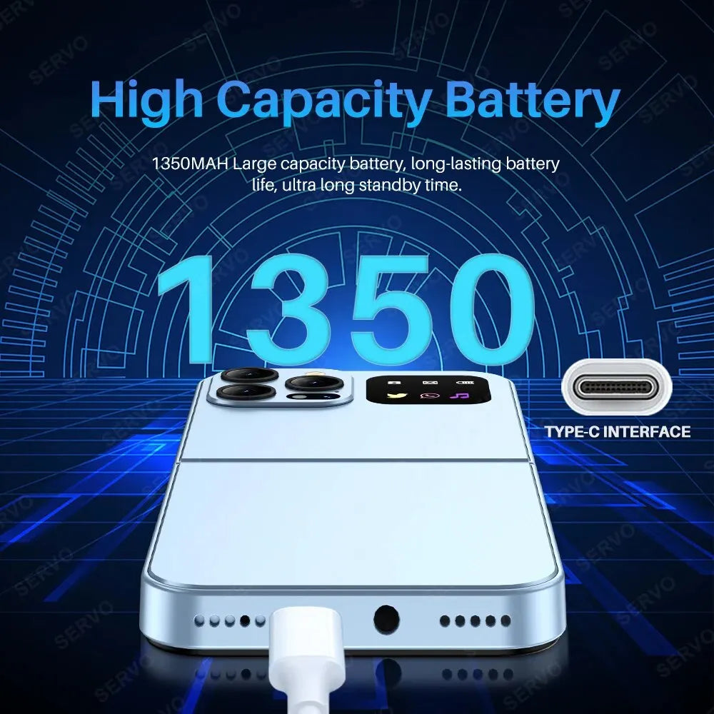 SERVO A50 PRO Foldable Mobile Phone
