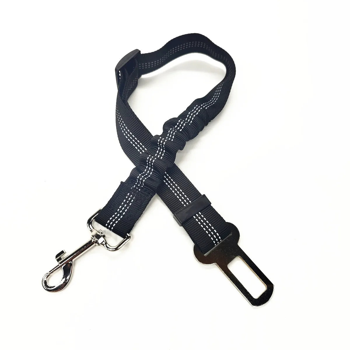 Adjustable Dog Car Seat Belt 🚗🐶 Reflective, Cushioned & Shock-Absorbing