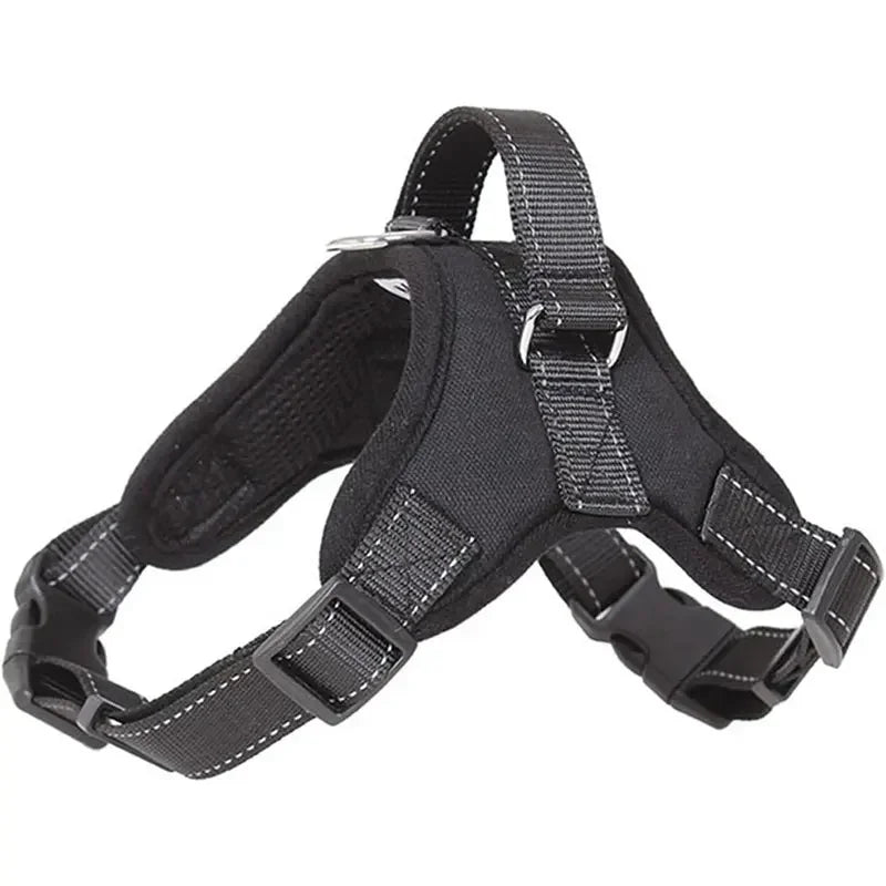 Reflective Saddle-Style Dog Harness 🐕✨ Adjustable No-Pull Training Vest