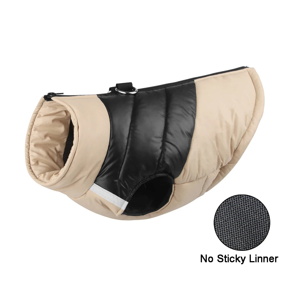 Waterproof Winter Dog Jacket ❄️🐶 Warm Padded Zipper Vest
