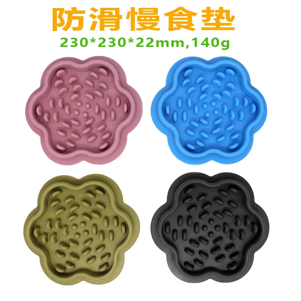 Silicone Lick Pad for Dogs & Cats 🐶🐱✨ Slow-Feeder Mat with Suction Cups