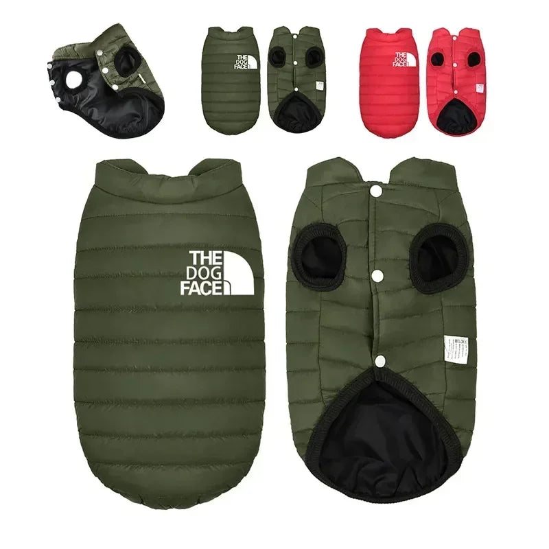 Double-Sided Winter Dog Coat 🐶❄️ Soft Warm Cotton Vest for Small & Medium Dogs