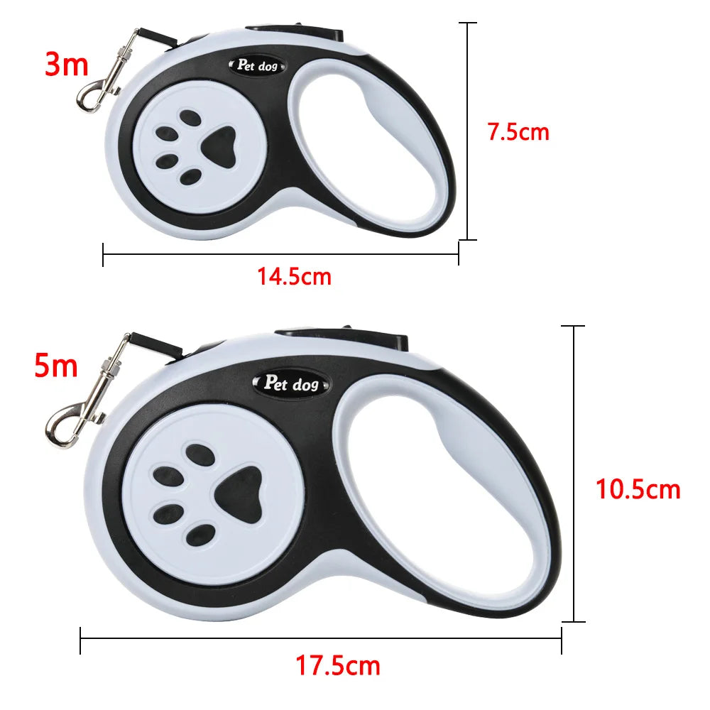 3M / 5M Retractable Dog Leash 🐶✨ Durable Nylon Auto-Extend Lead