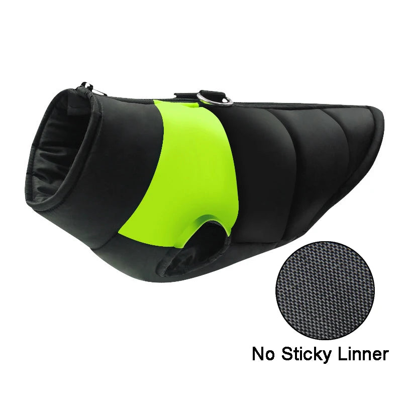 Waterproof Winter Dog Jacket ❄️🐶 Warm Padded Zipper Vest