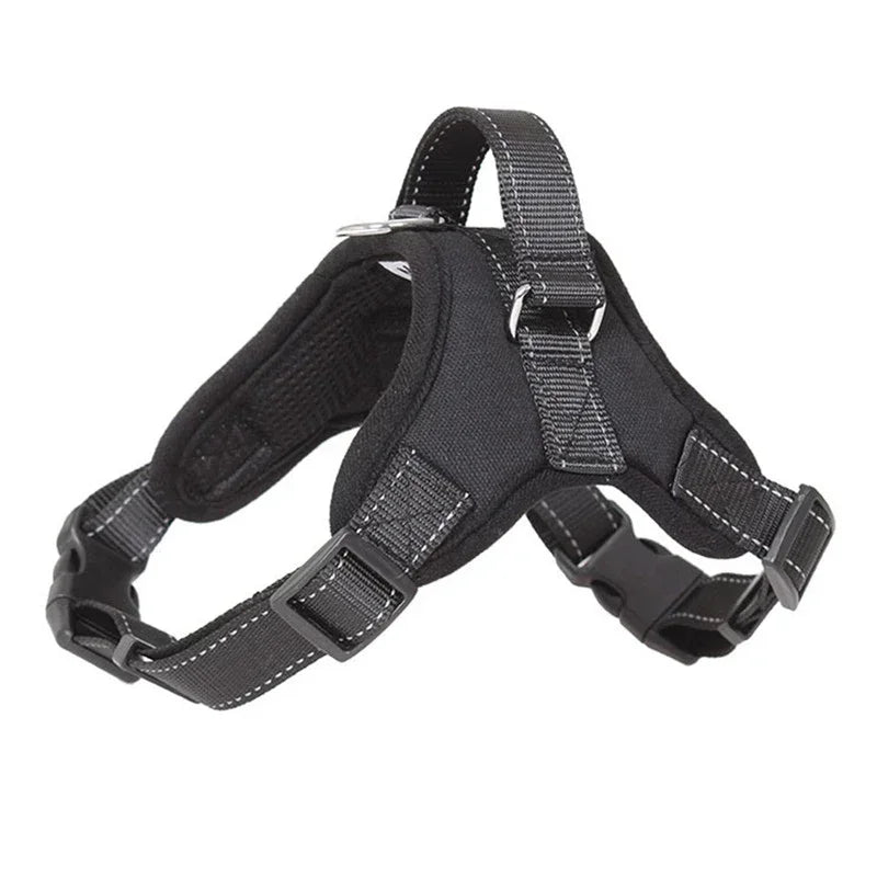 Reflective Saddle-Style Dog Harness 🐕✨ Adjustable No-Pull Training Vest
