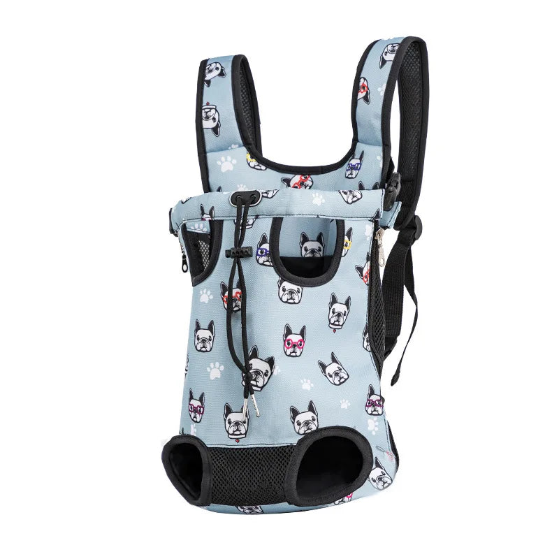 Camouflage Dog Backpack 🎒🐶 Breathable Travel Carrier for Small Pets